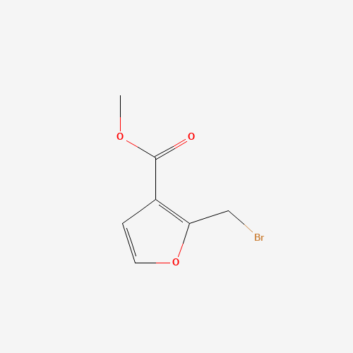 Methyl 2-(bromomethyl)-3-furoate (CAS: 53020-08-9) - Chemical Structure and Molecular Formula 