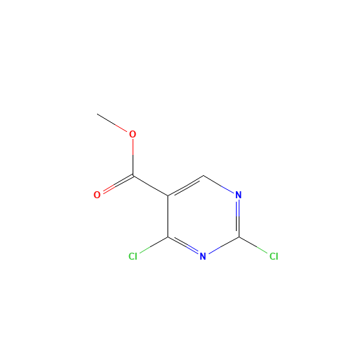 Methyl2,4-Dichloropyrimidine-5-carboxylate (CAS: 3177-20-6) - Chemical Structure and Molecular Formula 