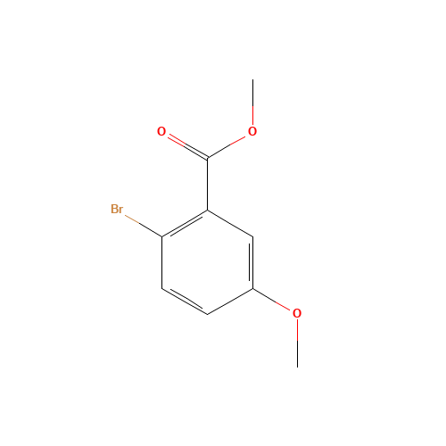 METHYL 2-BROMO-5-METHOXYBENZOATE (CAS: 35450-36-3) - Chemical Structure and Molecular Formula 