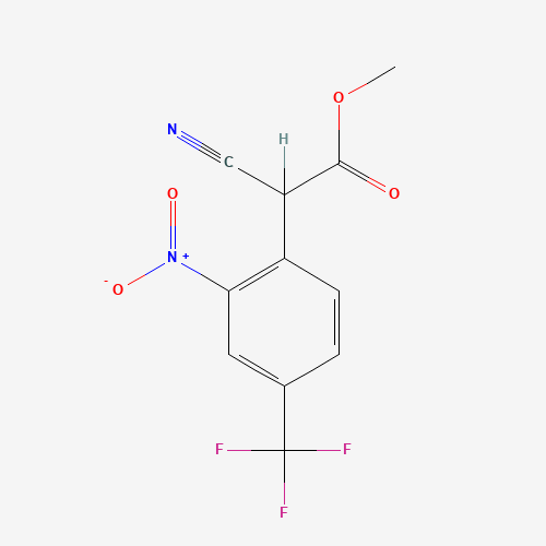 METHYL 2-CYANO-2-[2-NITRO-4-(TRIFLUOROMETHYL)PHENYL]ACETATE (CAS: 13544-05-3) - Related Chemical Product