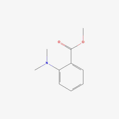 N,N-DIMETHYLANTHRANILIC ACID METHYL ESTER (CAS: 10072-05-6) - Chemical Structure and Molecular Formula 