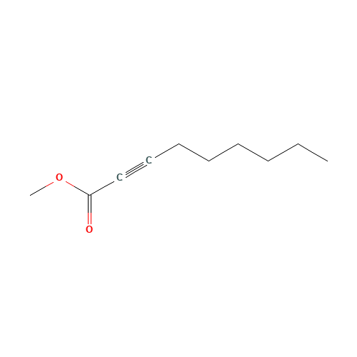 METHYL 2-NONYNOATE (CAS: 111-80-8) - Chemical Structure and Molecular Formula 