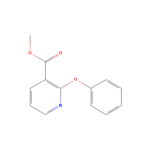 METHYL 2-PHENOXYNICOTINATE (CAS: 36701-88-9) - Chemical Structure and Molecular Formula 