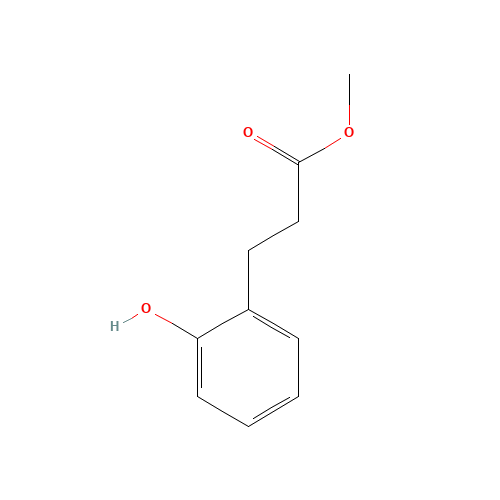 METHYL 3-(2-HYDROXYPHENYL)PROPIONATE (CAS: 20349-89-7) - Chemical Structure and Molecular Formula 