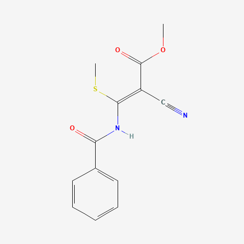 METHYL 3-(BENZOYLAMINO)-2-CYANO-3-(METHYLTHIO)ACRYLATE (CAS: 87693-81-0) - Related Chemical Product