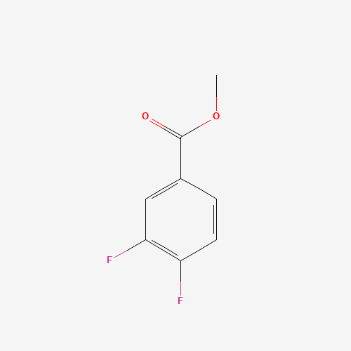 METHYL 3,4-DIFLUOROBENZOATE (CAS: 369-25-5) - Chemical Structure and Molecular Formula 
