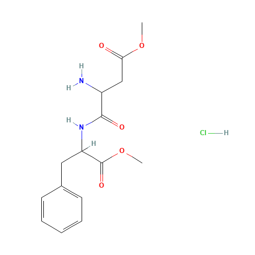 METHYL 3-AMINO-4-[(1-BENZYL-2-METHOXY-2-OXOETHYL)AMINO]-4-OXOBUTANOATE HYDROCHLORIDE (CAS: 75214-12-9) - Chemical Structure and Molecular Formula 