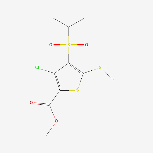 METHYL 3-CHLORO-4-(ISOPROPYLSULFONYL)-5-(METHYLTHIO)THIOPHENE-2-CARBOXYLATE (CAS: 306935-21-7) - Related Chemical Product