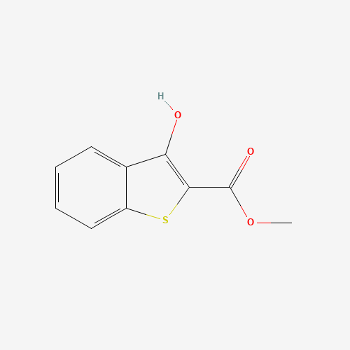 METHYL 3-HYDROXYBENZO[B]THIOPHENE-2-CARBOXYLATE (CAS: 13134-76-4) - Chemical Structure and Molecular Formula 