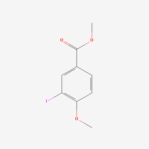 METHYL 3-IODO-4-METHOXYBENZOATE (CAS: 35387-93-0) - Chemical Structure and Molecular Formula 