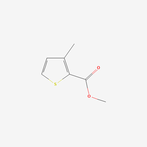 METHYL 3-METHYLTHIOPHENE-2-CARBOXYLATE (CAS: 81452-54-2) - Chemical Structure and Molecular Formula 