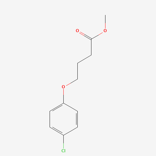 METHYL 4-(P-CHLOROPHENOXY)BUTYRATE (CAS: 209052-80-2) - Chemical Structure and Molecular Formula 
