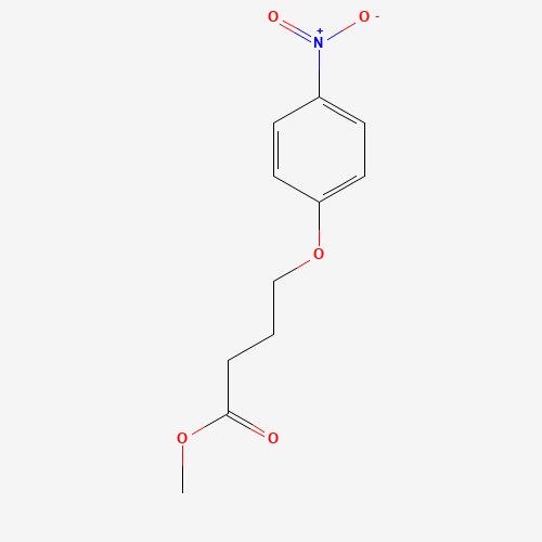 METHYL 4-(P-NITROPHENOXY)BUTYRATE (CAS: 28341-53-9) - Chemical Structure and Molecular Formula 