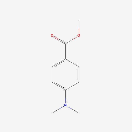 METHYL 4-DIMETHYLAMINOBENZOATE (CAS: 1202-25-1) - Chemical Structure and Molecular Formula 