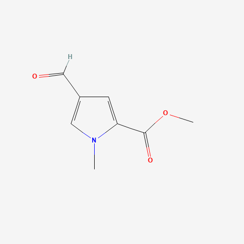 METHYL 4-FORMYL-1-METHYL-1H-PYRROLE-2-CARBOXYLATE (CAS: 67858-47-3) - Chemical Structure and Molecular Formula 