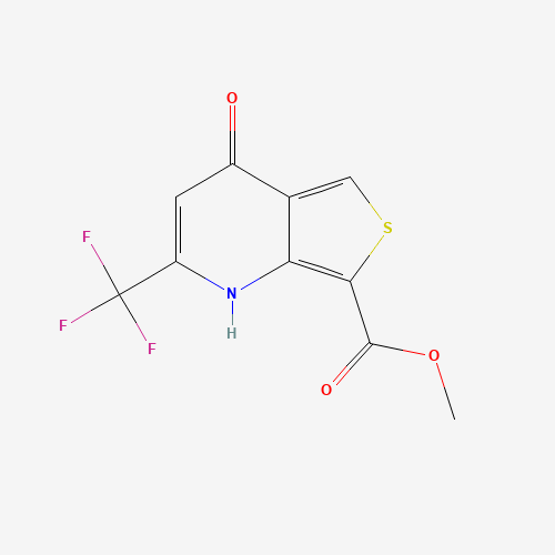 METHYL 4-HYDROXY-6-(TRIFLUOROMETHYL)THIENO[3,4-B]PYRIDINE-1-CARBOXYLATE (CAS: 175203-39-1) - Chemical Structure and Molecular Formula 