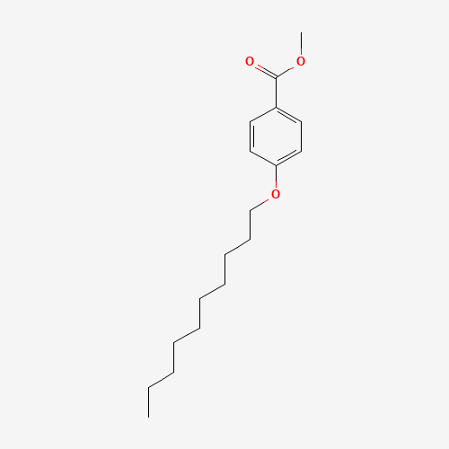 METHYL 4-N-DECYLOXYBENZOATE (CAS: 62443-10-1) - Chemical Structure and Molecular Formula 