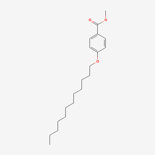METHYL 4-N-DODECYLOXYBENZOATE (CAS: 40654-49-7) - Chemical Structure and Molecular Formula 