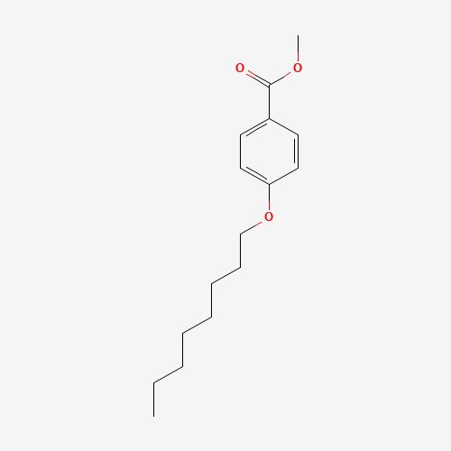 METHYL 4-N-OCTYLOXYBENZOATE (CAS: 62435-37-4) - Chemical Structure and Molecular Formula 