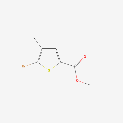METHYL 5-BROMO-4-METHYL-2-THIOPHENECARBOXYLATE (CAS: 54796-47-3) - Chemical Structure and Molecular Formula 