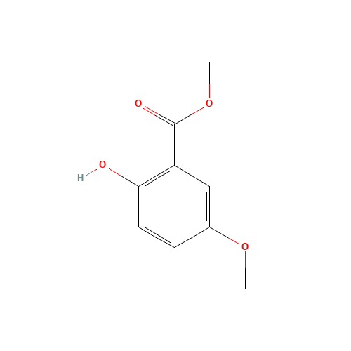 METHYL 5-METHOXYSALICYLATE (CAS: 2905-82-0) - Chemical Structure and Molecular Formula 