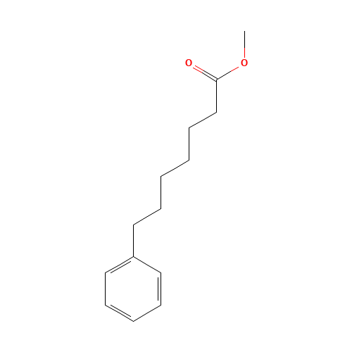 METHYL 7-PHENYLHEPTANOATE (CAS: 101689-18-3) - Chemical Structure and Molecular Formula 