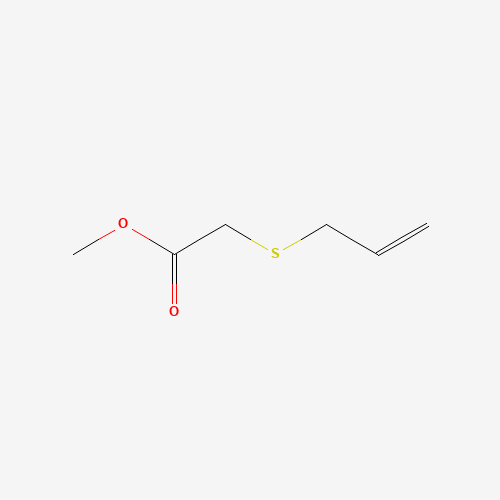 METHYL (2-PROPENYLTHIO)ACETATE (CAS: 72867-23-3) - Chemical Structure and Molecular Formula 