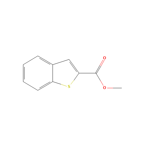 METHYL BENZO[B]THIOPHENE-2-CARBOXYLATE (CAS: 22913-24-2) - Chemical Structure and Molecular Formula 