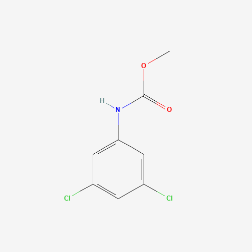 METHYL (3,5-DICHLOROPHENYL)CARBAMATE (CAS: 25217-43-0) - Chemical Structure and Molecular Formula 