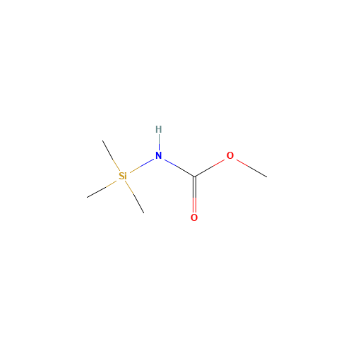 METHYL N-TRIMETHYLSILYLCARBAMATE (CAS: 18147-09-6) - Chemical Structure and Molecular Formula 