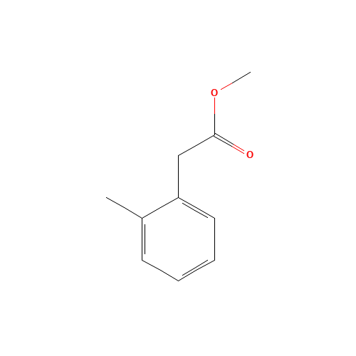 METHYL O-TOLYLACETATE (CAS: 40851-62-5) - Chemical Structure and Molecular Formula 