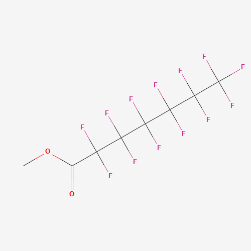 METHYL PERFLUOROHEPTANOATE (CAS: 14312-89-1) - Chemical Structure and Molecular Formula 
