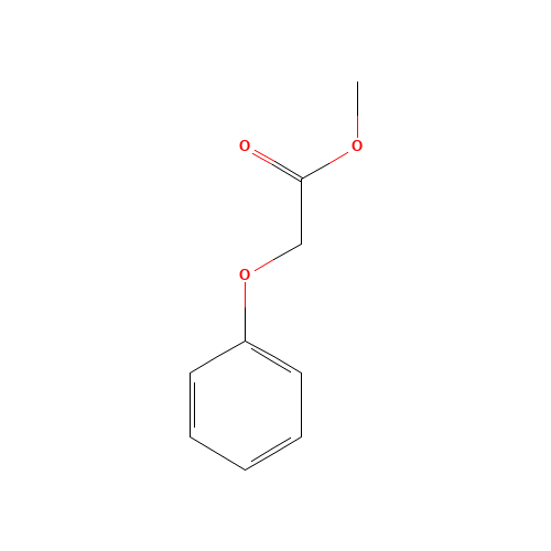 Methyl phenoxyacetate (CAS: 2065-23-8) - Chemical Structure and Molecular Formula 