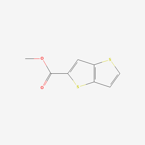 METHYL THIENO[3,2-B!THIOPHENE-2-CARBOXYLATE,97 (CAS: 98800-10-3) - Chemical Structure and Molecular Formula 