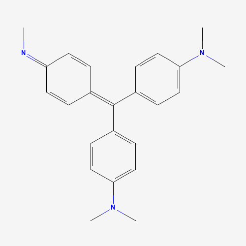 Solvent Violet 8 (CAS: 52080-58-7) - Chemical Structure and Molecular Formula 