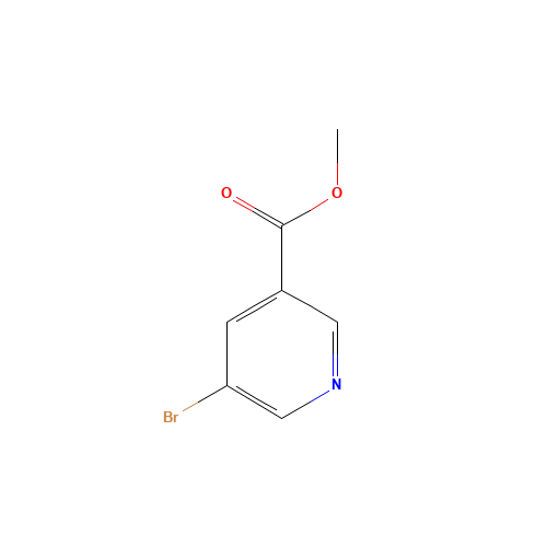 Methyl 5-bromonicotinate (CAS: 29681-44-5) - Chemical Structure and Molecular Formula 