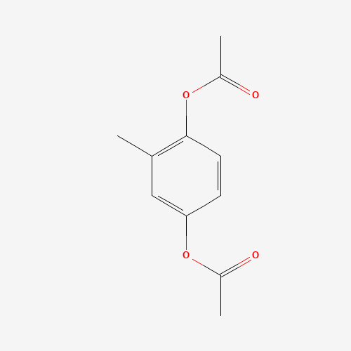 2,5-DIACETOXYTOLUENE (CAS: 717-27-1) - Chemical Structure and Molecular Formula 
