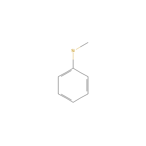 METHYLPHENYLSILANE (CAS: 766-08-5) - Chemical Structure and Molecular Formula 
