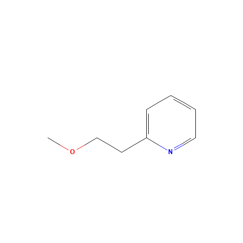 2-(2-METHOXYETHYL)PYRIDINE (CAS: 114-91-0) - Chemical Structure and Molecular Formula 