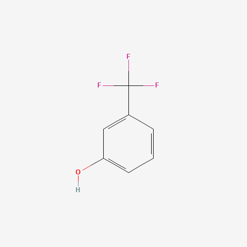 3-Trifluoromethylphenol (CAS: 98-17-9) - Chemical Structure and Molecular Formula 