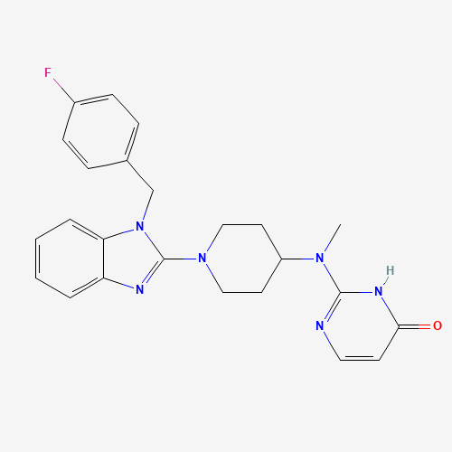Mizolastine (CAS: 108612-45-9) - Chemical Structure and Molecular Formula 