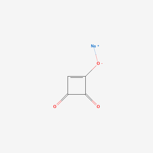 1-HYDROXYCLOBUT-1-ENE-3,4-DIONE SODIUM SALT (CAS: 71376-34-6) - Chemical Structure and Molecular Formula 