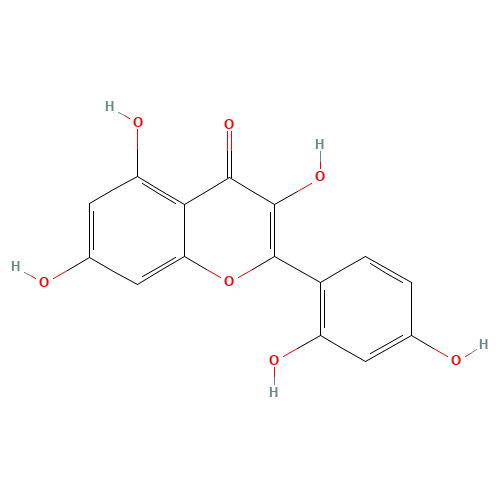 MORIN (CAS: 480-16-0) - Chemical Structure and Molecular Formula 