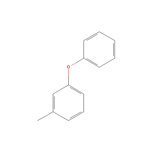 3-PHENOXYTOLUENE (CAS: 3586-14-9) - Chemical Structure and Molecular Formula 