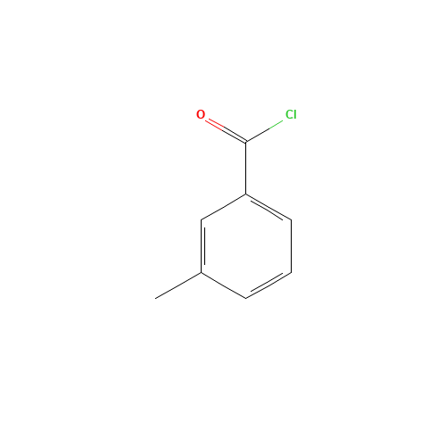 3-Methylbenzoyl chloride (CAS: 1711-06-4) - Chemical Structure and Molecular Formula 