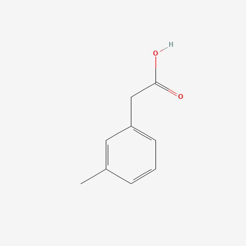 3-Methylphenylacetic acid (CAS: 621-36-3) - Chemical Structure and Molecular Formula 