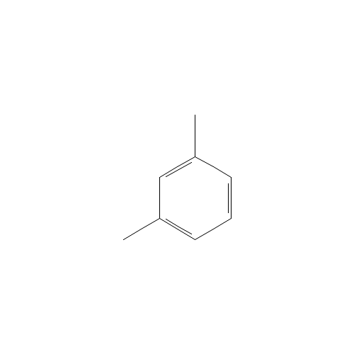 m-Xylene (CAS: 108-38-3) - Chemical Structure and Molecular Formula 