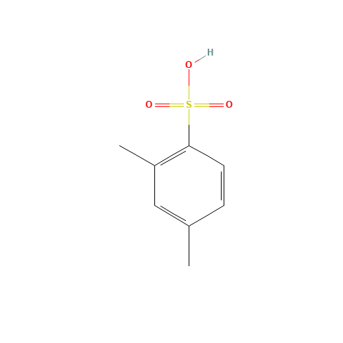 2,4-Dimethylbenzenesulfonic acid (CAS: 88-61-9) - Chemical Structure and Molecular Formula 