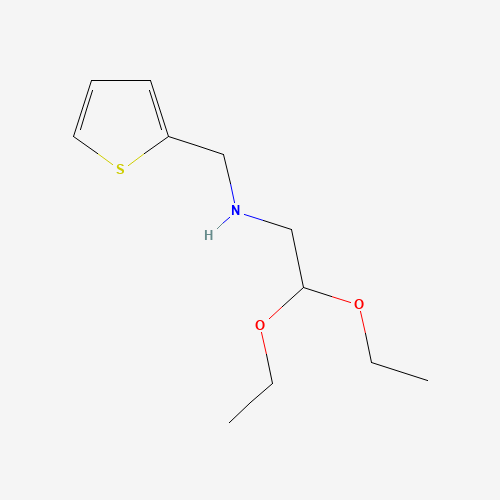 N-(2,2-DIETHOXYETHYL)-N-(2-THIENYLMETHYL)AMINE (CAS: 113825-05-1) - Chemical Structure and Molecular Formula 
