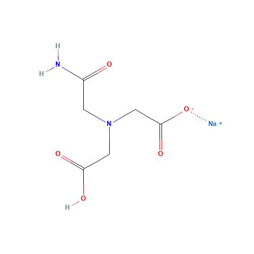 N-(2-Acetamido)iminodiacetic acid monosodium salt (CAS: 7415-22-7) - Chemical Structure and Molecular Formula 
